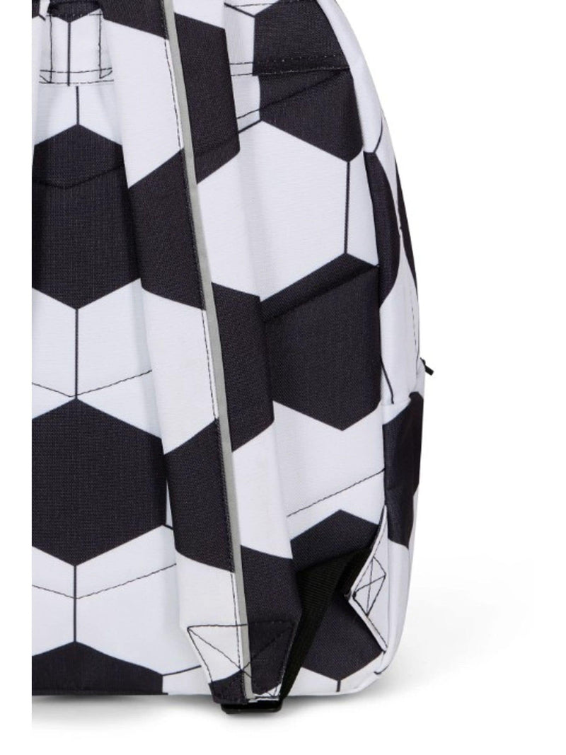 Hype football backpack black and white design - British product