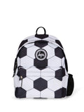 Hype football backpack black and white design - British product