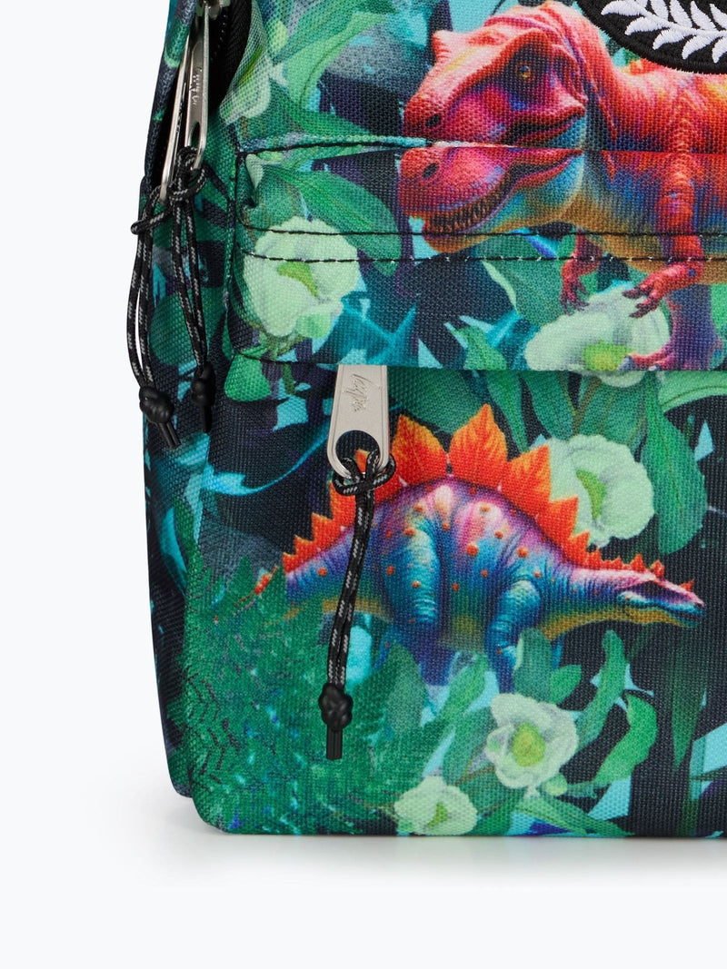 Hype Green Jungle Dino Backpack, imported from the UK