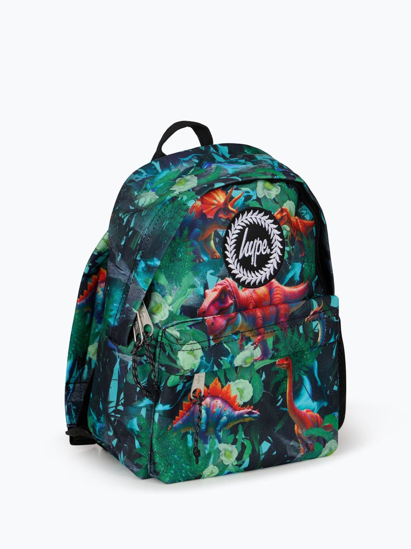 Hype Green Jungle Dino Backpack, imported from the UK