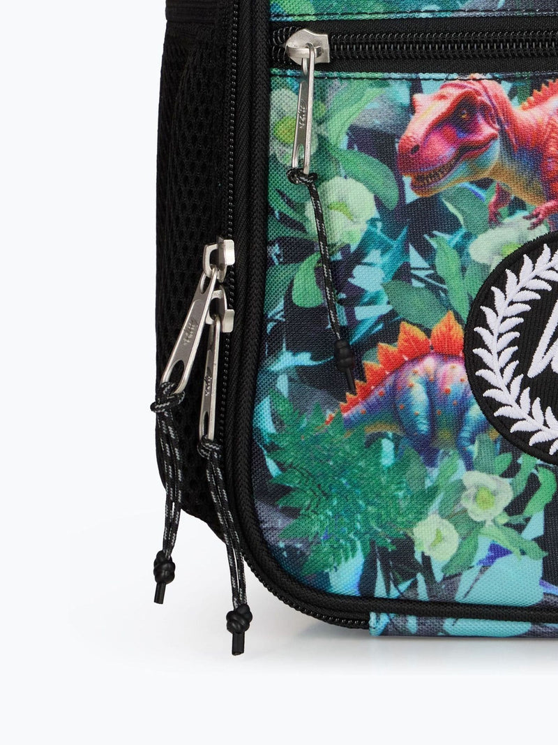 Hype Green Jungle Dino lunch bag for kids, UK version
