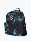 Hype Blue Backpack with vapour-effect print - British product
