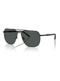 Armani Exchange pilot sunglasses matte black grey lenses - British product