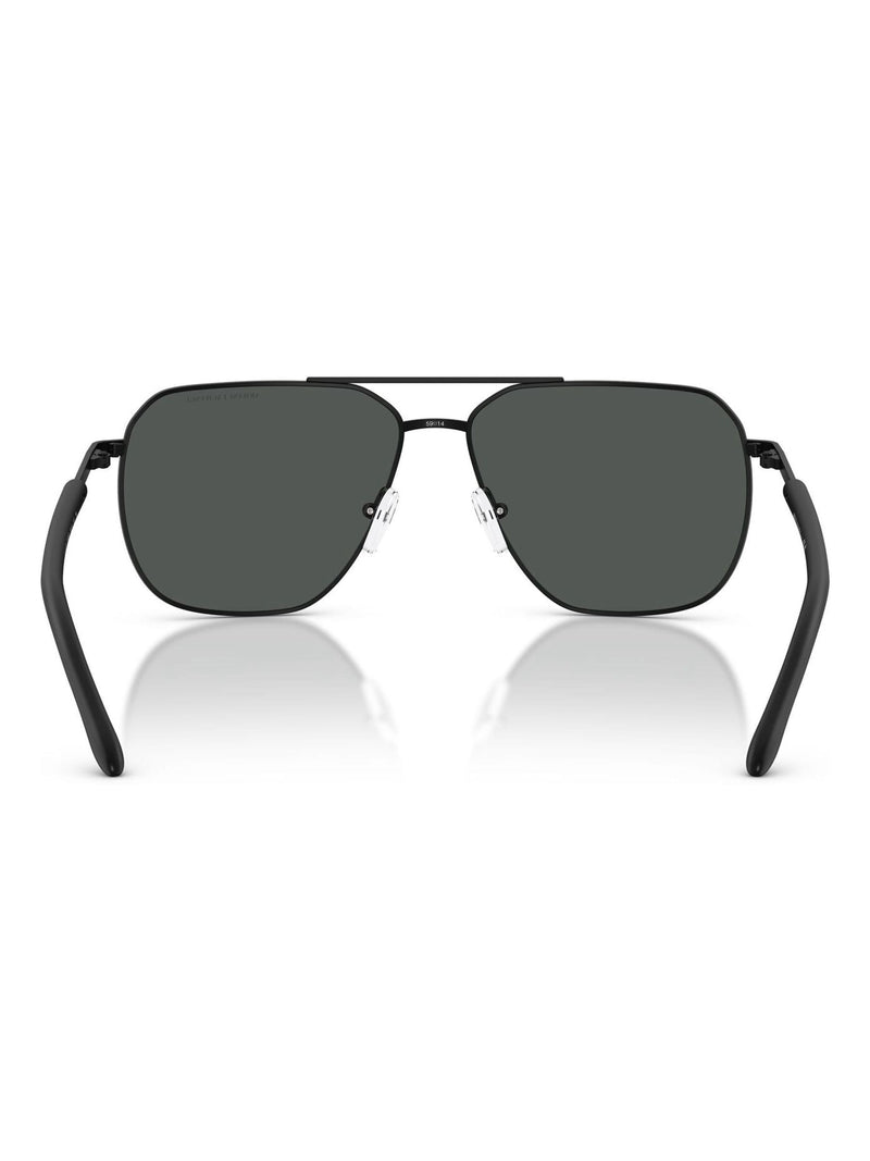 Armani Exchange pilot sunglasses matte black grey lenses - British product