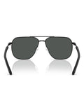 Armani Exchange pilot sunglasses matte black grey lenses - British product