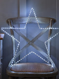 Lights4fun 60cm dual colour LED star silhouette light (British brand)