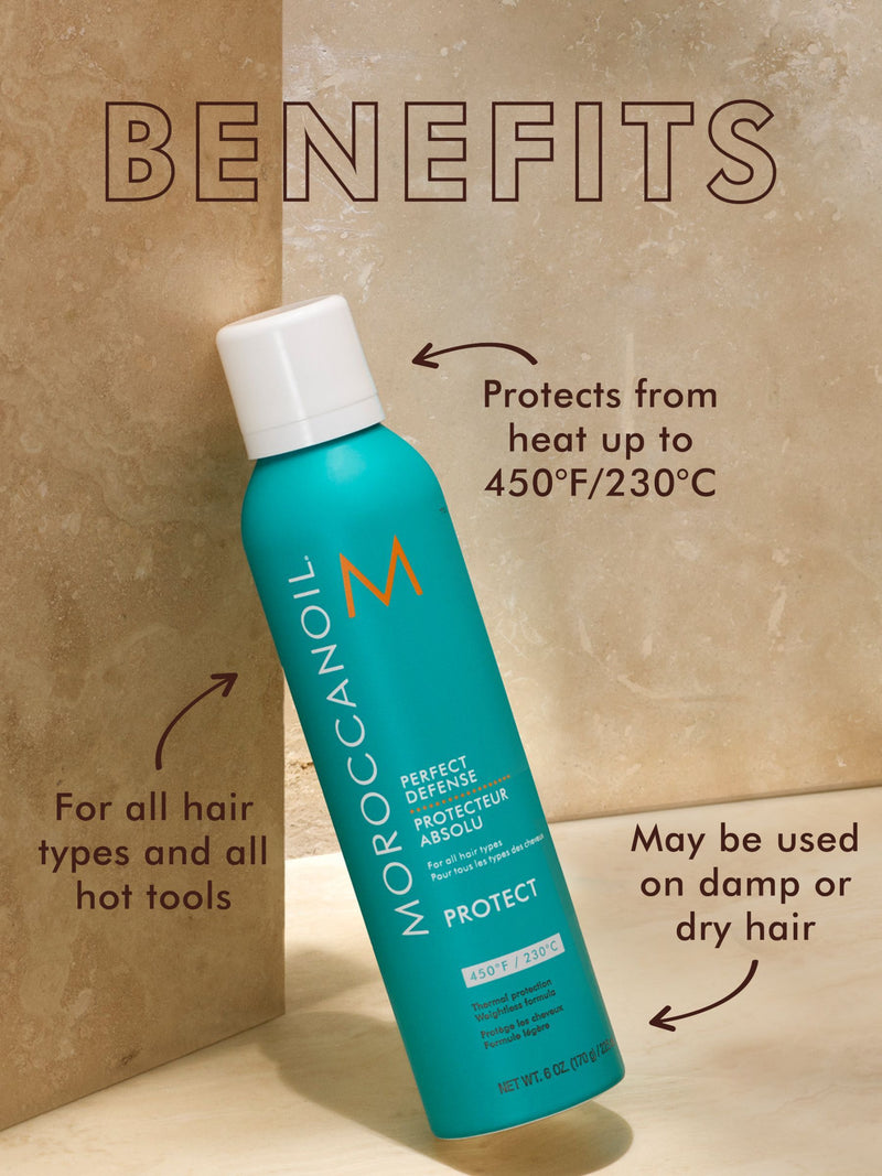 Moroccanoil Perfect Defense heat protectant spray 300ml (British brand)