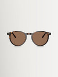 Polo Ralph Lauren round brown sunglasses acetate frames (British brand)