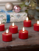 Next Lights4fun Red 6 TruGlow LED Votive Candles- Buy online at McGrocer