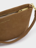 Katie Loxton shoulder bag caramel suedette cord small - British product