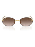 Ray-Ban silver oval sunglasses RB3767, imported from the UK