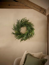 Next Cox & Cox Green Faux Cedar Wreath 60cm- Buy online at McGrocer