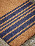 Cox & Cox Natural Double French Stripe doormat 125x56cm (British brand)