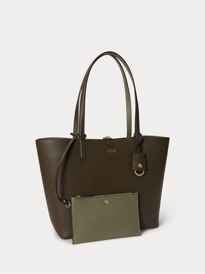 Lauren Ralph Lauren medium reversible tote bag green (British brand)