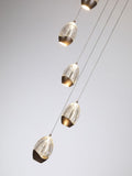 Searchlight pendant ceiling light Latte and Champagne 150cm - British product
