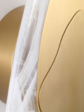 Searchlight brass and clear wall light - British product