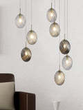 Searchlight brass multi glass pendant ceiling light, imported from the UK