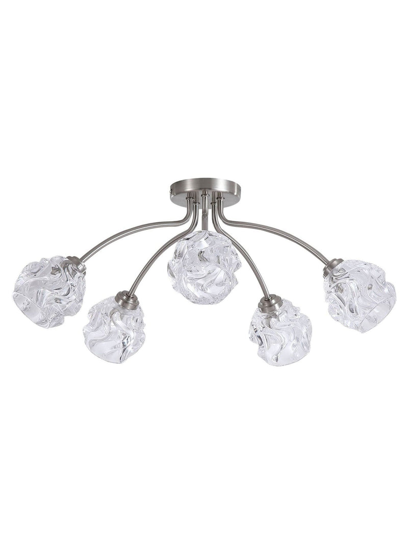 Searchlight flush ceiling light 5-light 60cm, UK version