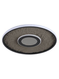 Searchlight Black Lumadisc flush ceiling light 41cm - British product