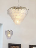 Searchlight brass frosted glass wall light 29cm, imported from the UK