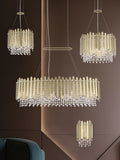 Searchlight gold crystal wall light (British brand)