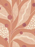 Ohpopsi Russet Berry Dot wallpaper sample A4 - British product