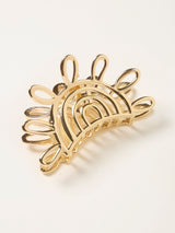 Next FatFace Gold Tone Metal Sun Claw Clip- Buy online at McGrocer