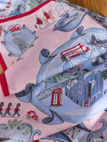 Cath Kidston London Town blue tea towels set of 2 (British brand)