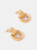 Mint Velvet gold tone hoop earrings, imported from the UK