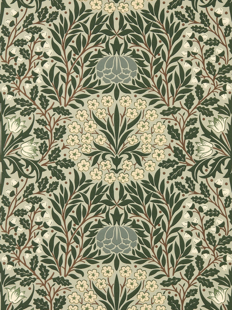 Morris & Co Daisy & Oak wallpaper 10m (British brand)