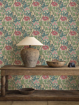 Next Morris & Co MadderForest Cornflower Unfinished Works Wallpaper- Buy online at McGrocer