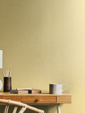 Hoopla Walls Tiny Ogee wallpaper 10m, imported from the UK
