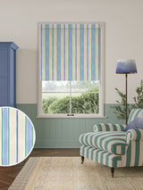 Next Bluebellgray Atlantic Seaside Stripe Blue Roller Blind- Buy online at McGrocer