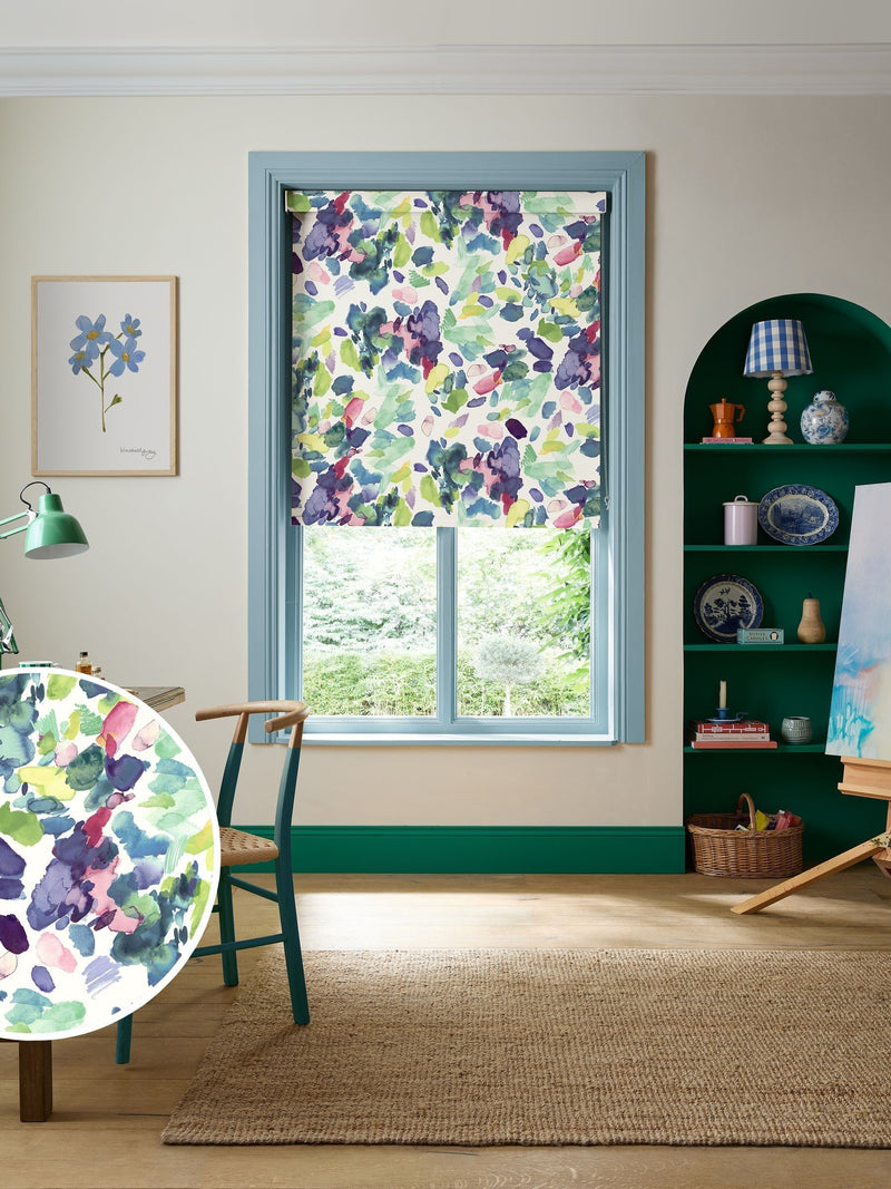 Bluebellgray Spring Palette roller blind in green, imported from the UK