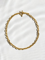 Next Gold Tone Waterproof Stainless Steel Chain T-Bar Necklace- Buy online at McGrocer