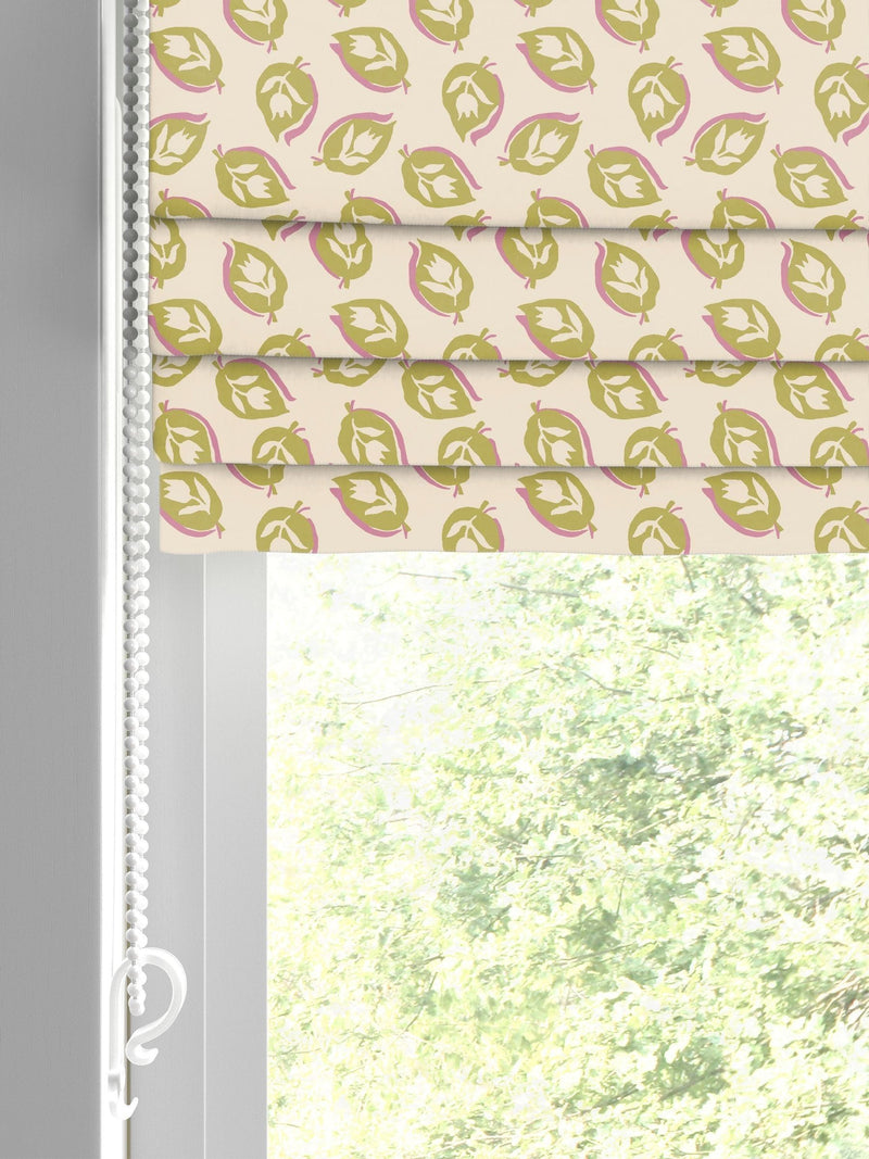 Land & Shore Seedling roman blind yellow (British brand)