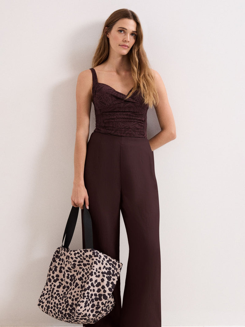 Phase Eight leopard print beach bag 60cm (British brand)