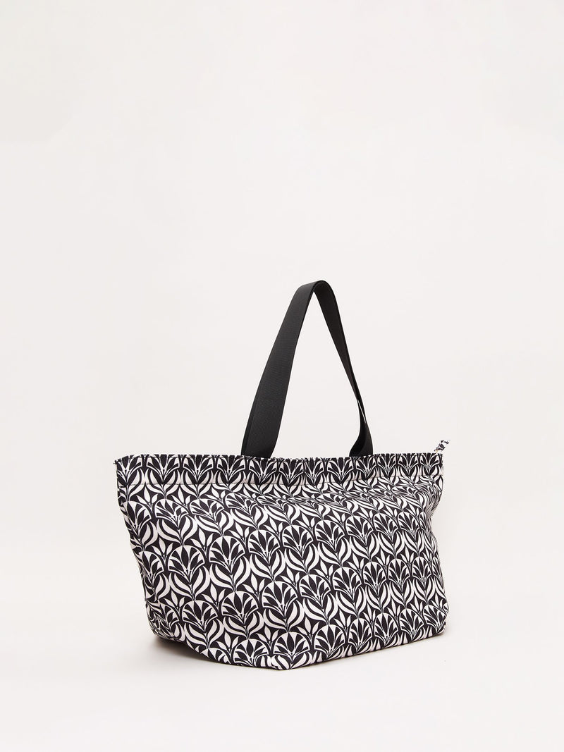 Phase Eight black printed large beach bag, imported from the UK