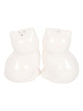 Something Different white cat-shaped salt and pepper shakers - British product