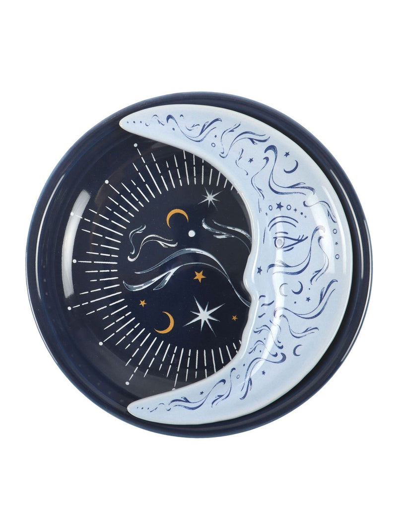 Something Different Blue Moon stacking trinket dish - British product