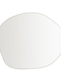 La Redoute Intérieurs Ornica shaped brass mirror 120x100cm, UK version