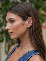 Next Estella Bartlett Silver Tone Flower Hoop Earrings- Buy online at McGrocer