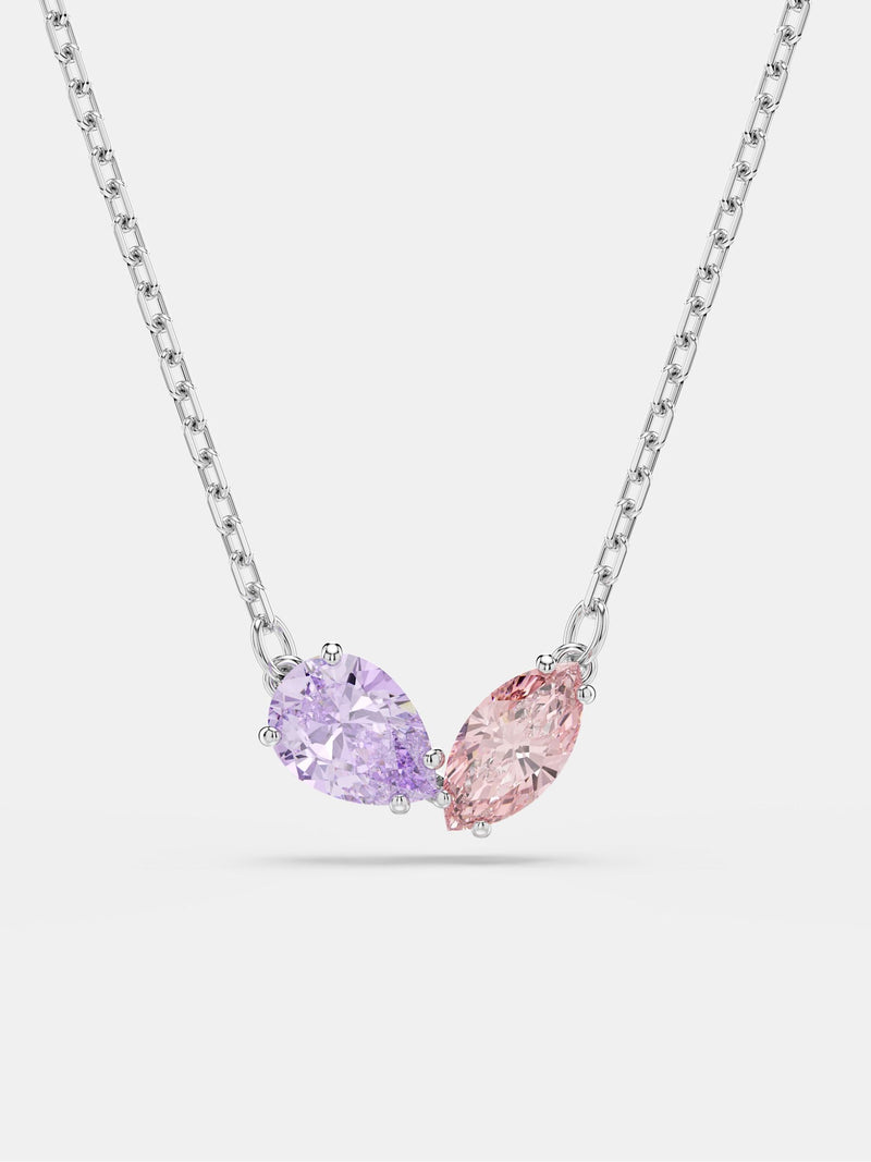 Swarovski multicoloured dragonfly necklace and earring set, imported from the UK