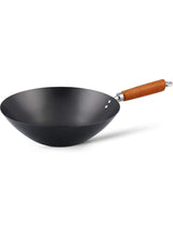 Next Ken Hom Black Steel Non Stick Wok 31cm- Buy online at McGrocer