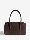 Friends Like These chocolate brown suede tassel shoulder bag (British brand)