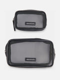 Whistles black mesh wash bag set, UK version