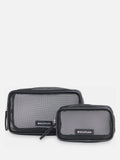 Whistles black mesh wash bag set, UK version