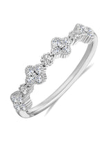 Next The Diamond Store Sterling Silver Alegria 0.18ct Lab Ruby 4 Clover Ring- Buy online at McGrocer