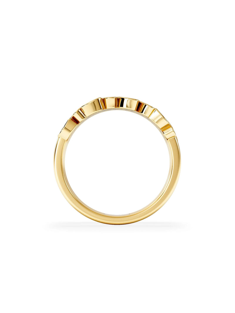 The Diamond Store interlocking heart stacking lab diamond ring 0.20ct, imported from the UK