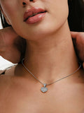 The Diamond Store lab diamond heart necklace 0.50ct in 925 silver (British brand)